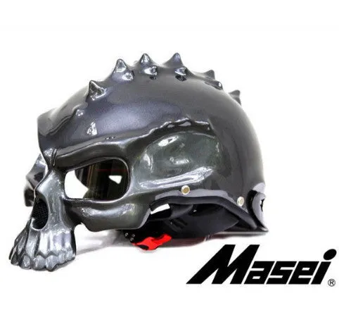 Half-Face Skull Helmet