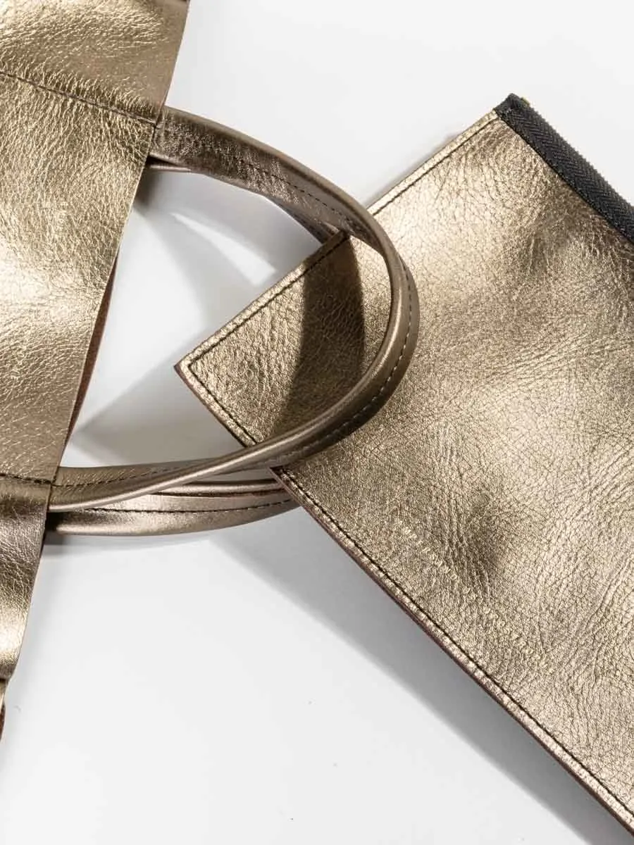 half tote - sunset metallic
