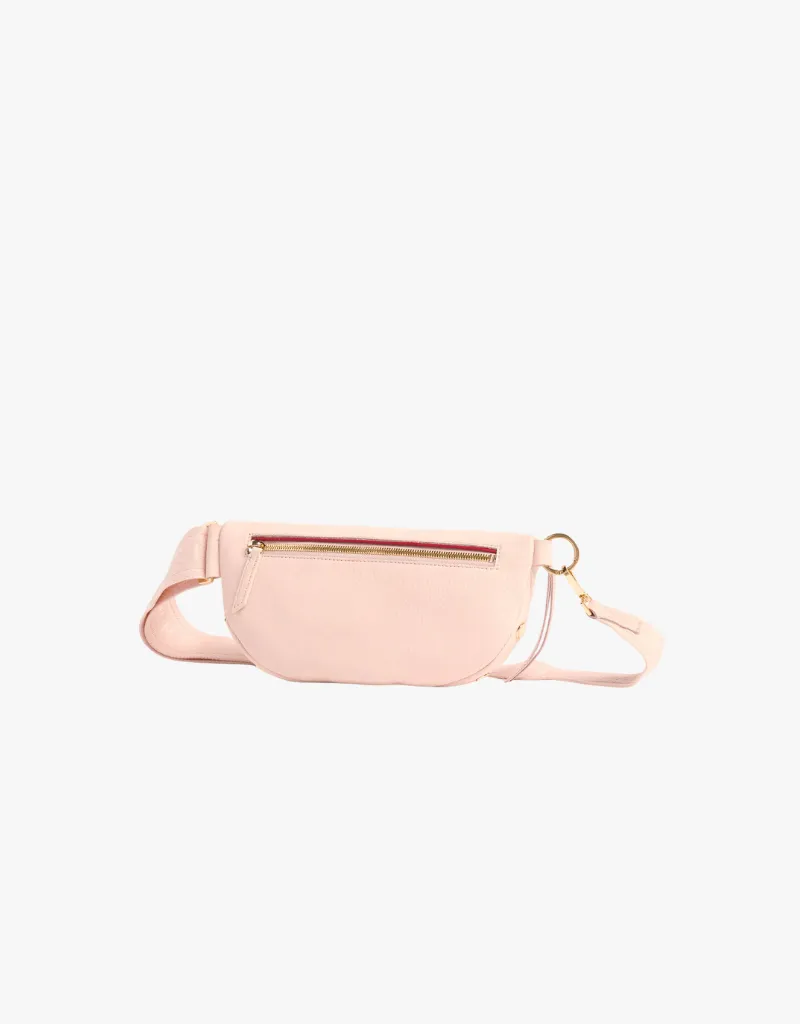 Hammitt Charles Crossbody Medium Belt Bag in Superbloom Pink & Gold