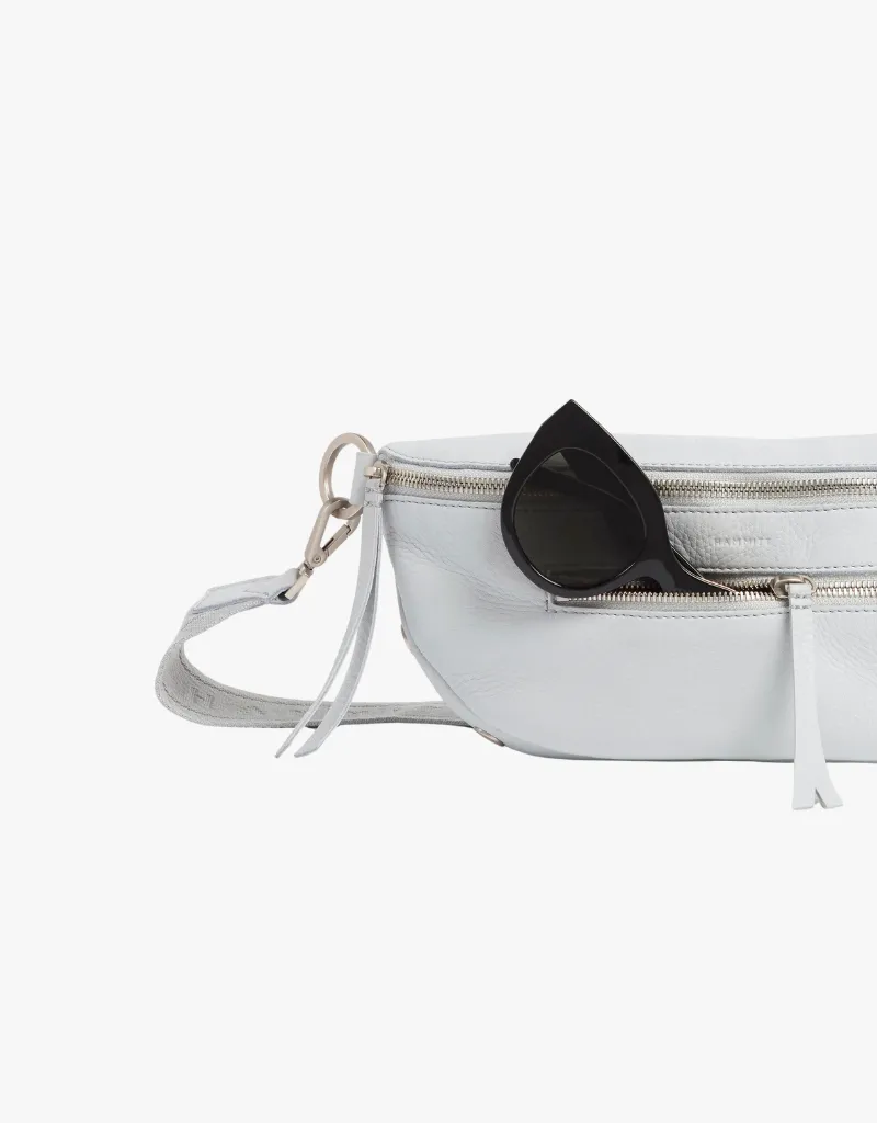 Hammitt Charles Medium Belt Bag in Bluebird & Brushed Silver