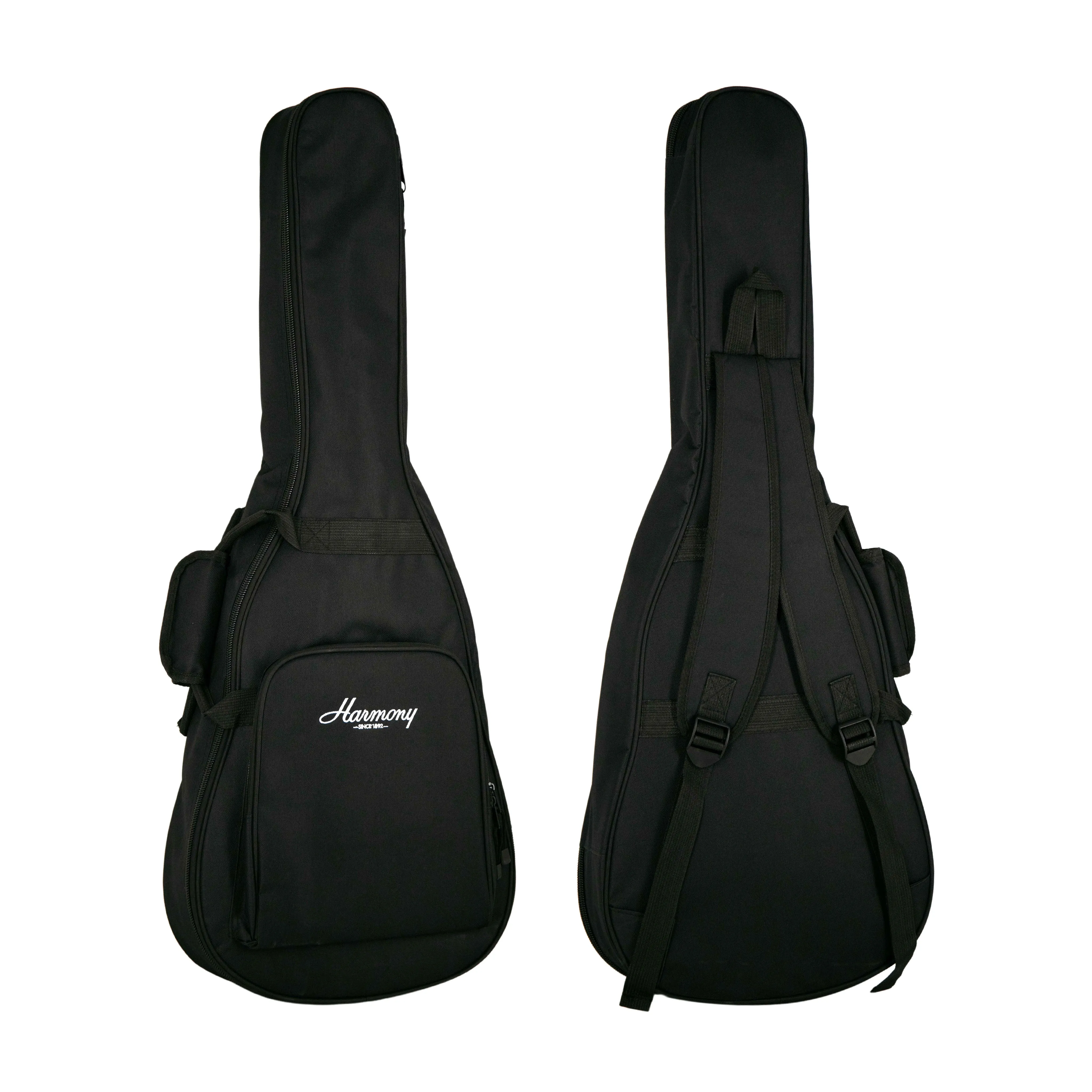 Harmony Foundation Series Terra Petite Dreadnought Acoustic Guitar w/Bag, Natural Satin