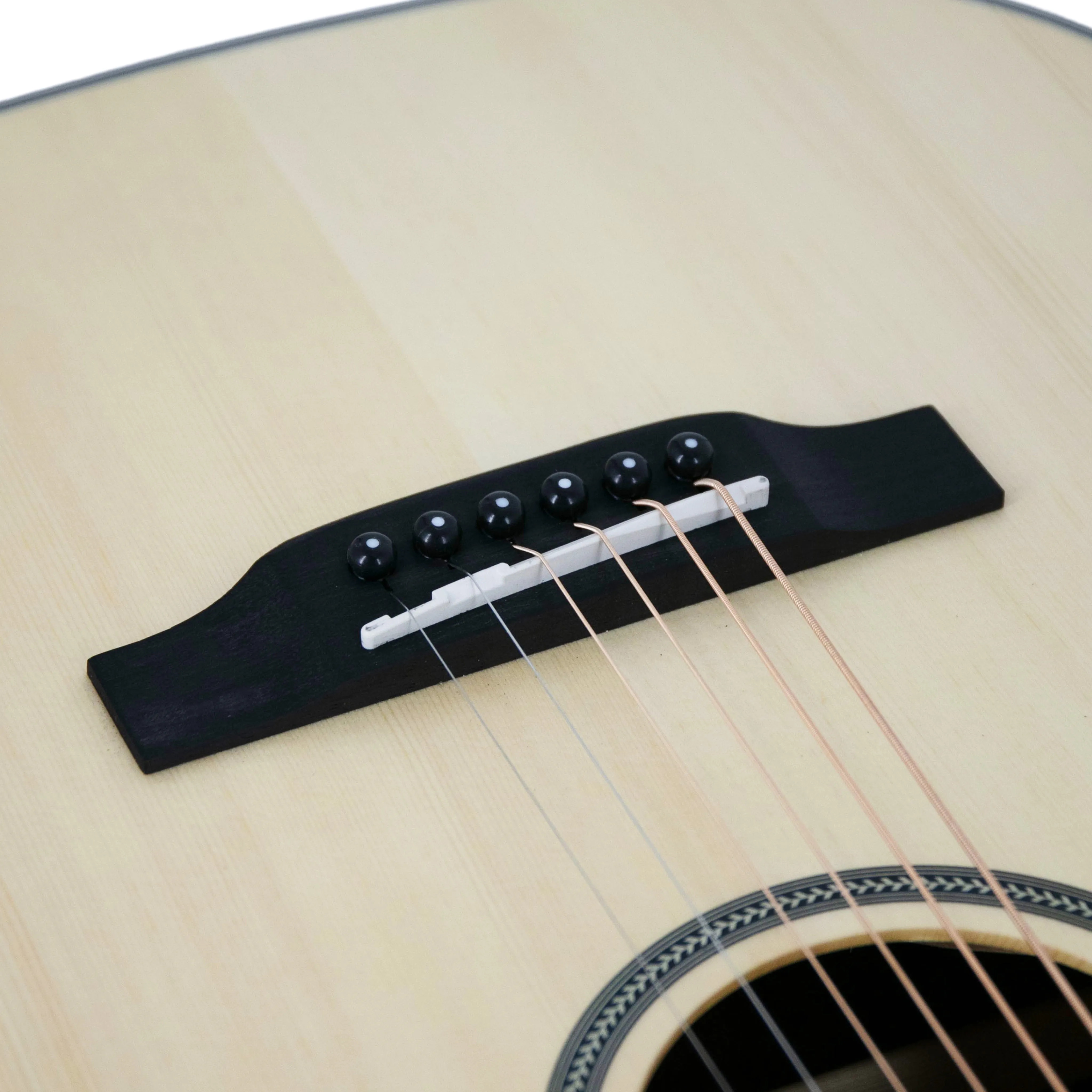 Harmony Foundation Series Terra ST Petite Dreadnought Acoustic Guitar w/Bag, Natural Satin