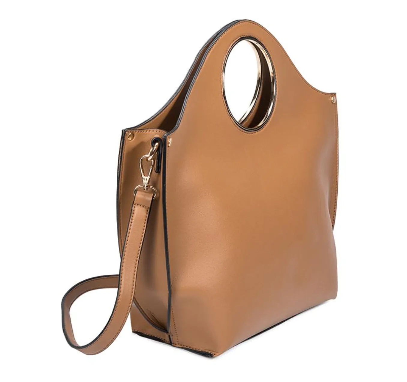 Heather Camel Tote