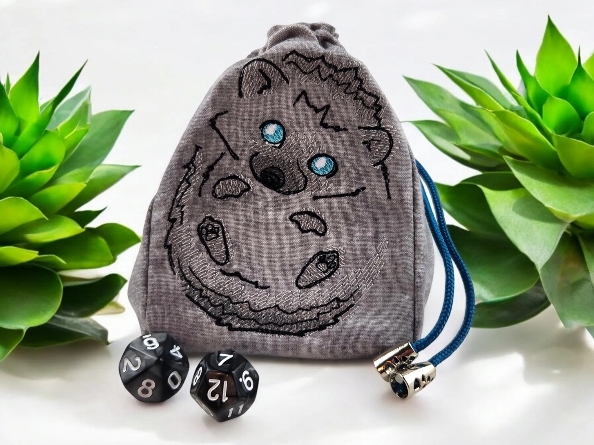 Hedgehog dice bag
