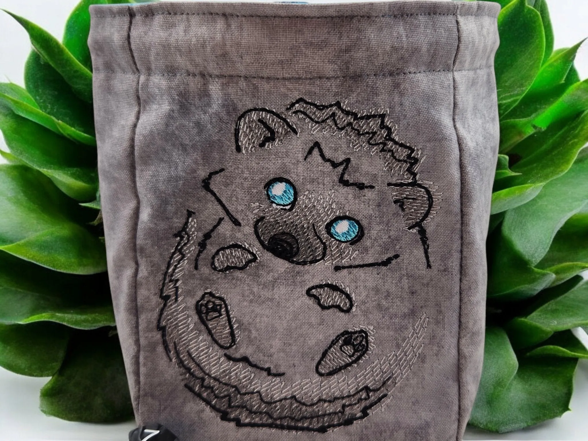 Hedgehog dice bag
