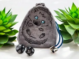 Hedgehog dice bag