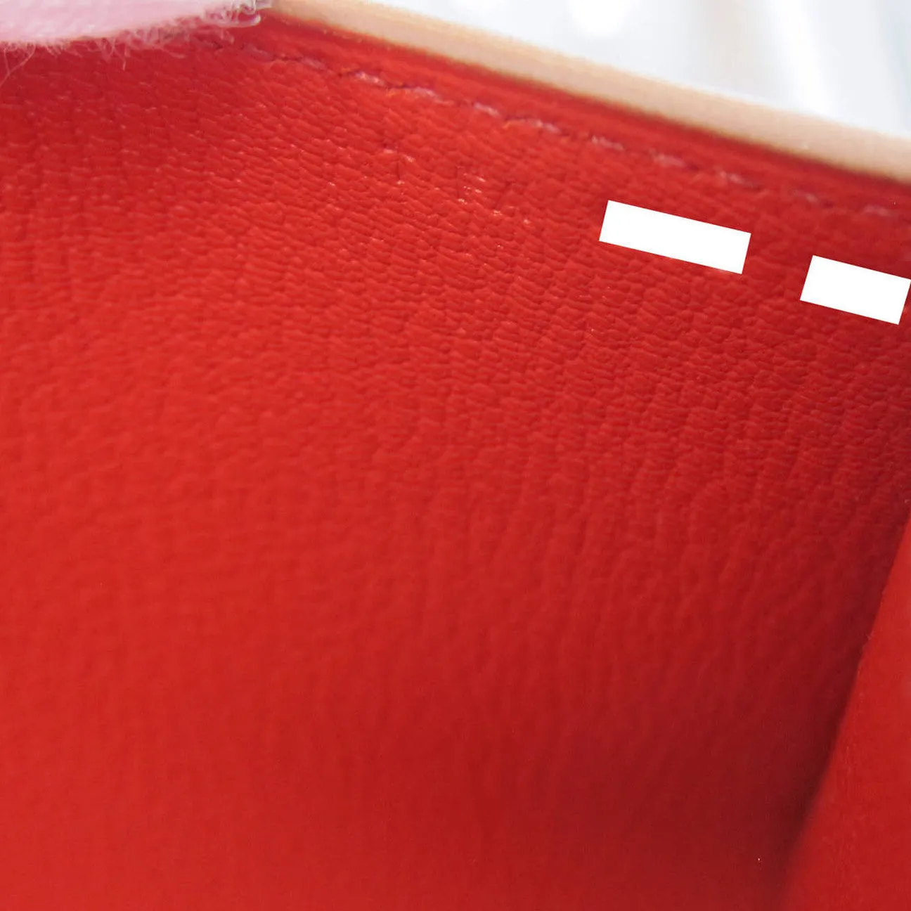 Hermes Sanguine Red Permabrass Medor Pochette Tadelakt Bag Clutch