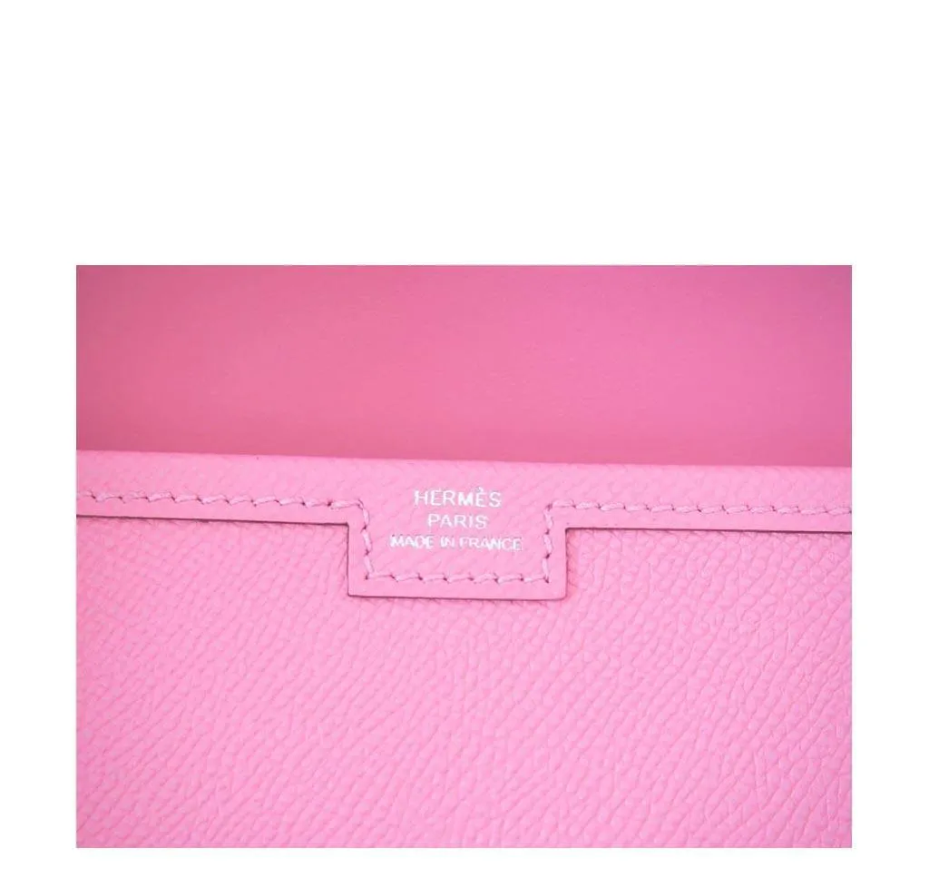 Hermès Jige 29 Rose Confetti Clutch Bag