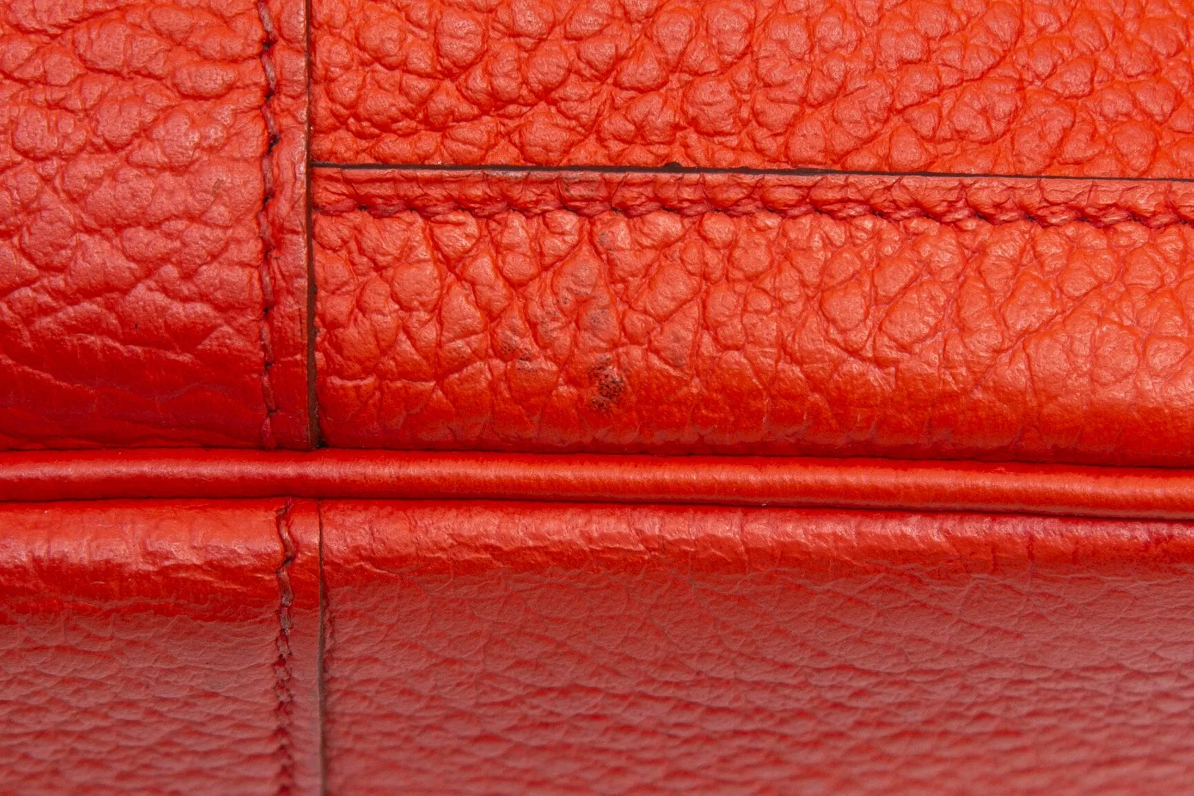 Hermès Orange in Negonda Garden Party PM Leather Tote