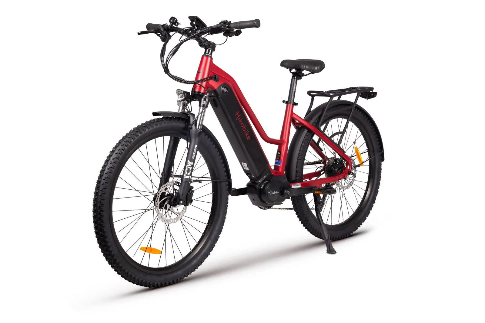 Hiko Rangler Electric Bike 840Wh Battery Red
