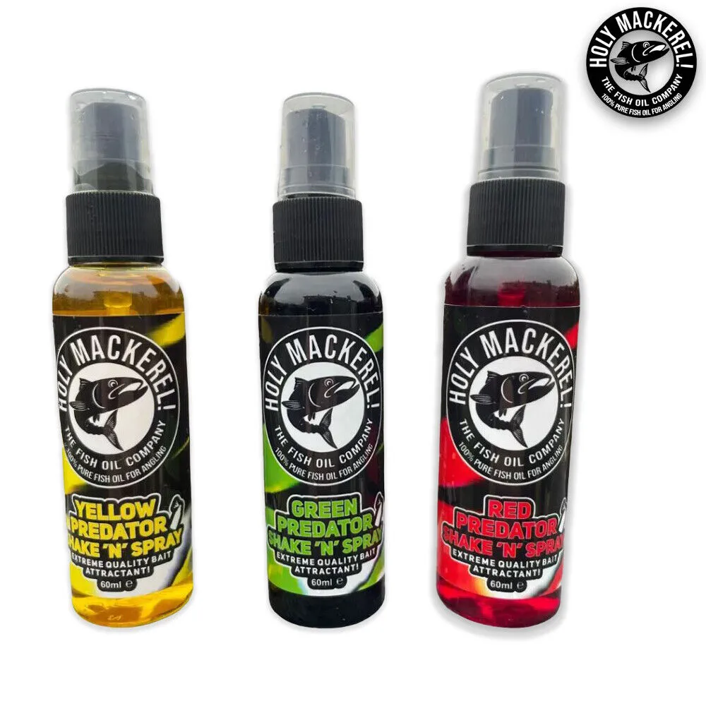 Holy Mackerel Shake 'n' Spray Attractant 60ml