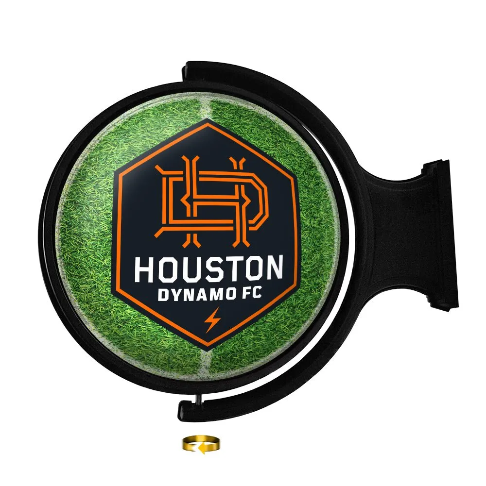 Houston Dynamo: Pitch - Original Round Rotating Lighted Wall Sign
