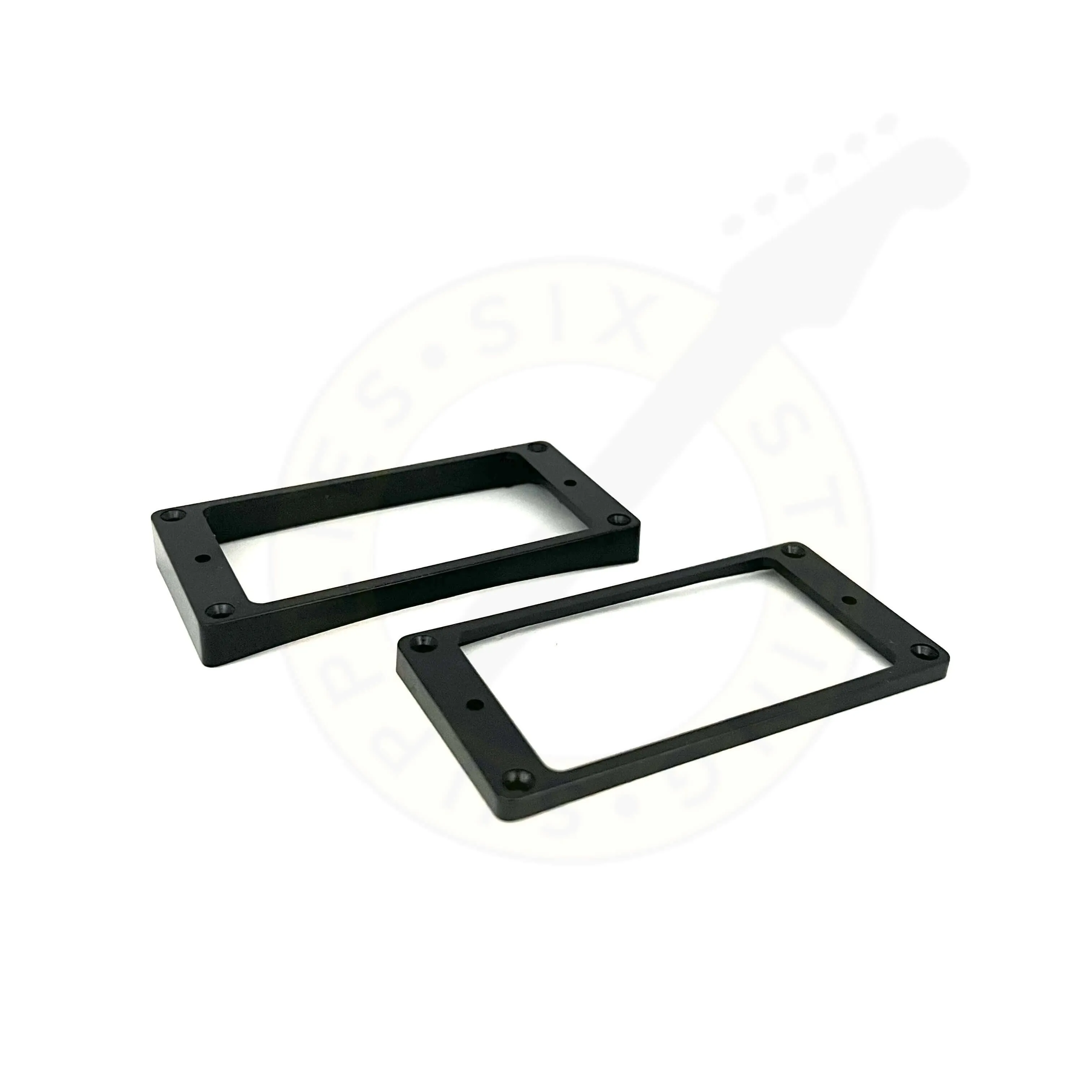 Humbucker Mounting Rings (Flat Top, Curved Bottom)