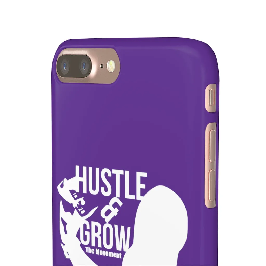 Hustle & Grow Snap Case (IPhone/Samsung Galaxy) (Purple)