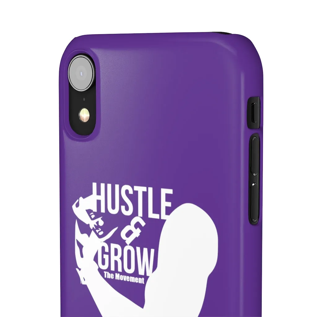 Hustle & Grow Snap Case (IPhone/Samsung Galaxy) (Purple)