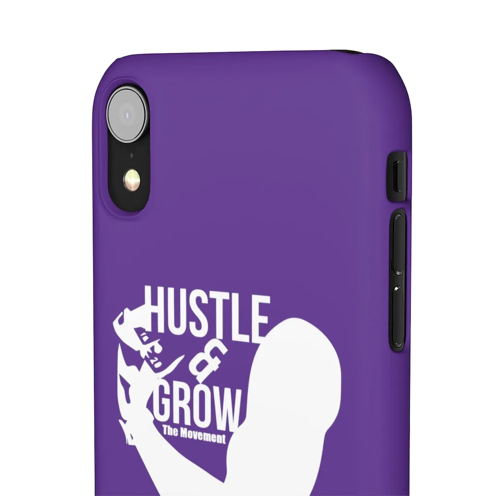 Hustle & Grow Snap Case (IPhone/Samsung Galaxy) (Purple)