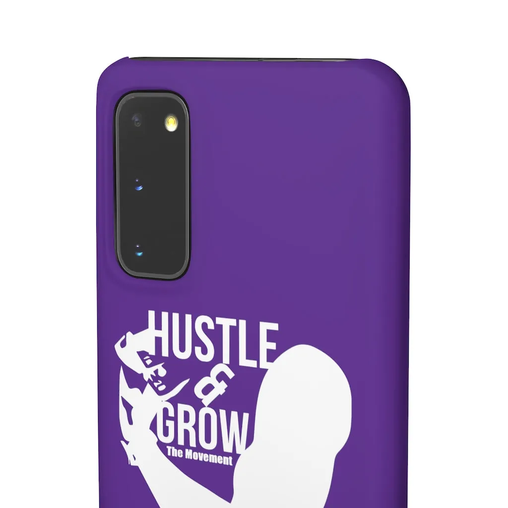 Hustle & Grow Snap Case (IPhone/Samsung Galaxy) (Purple)