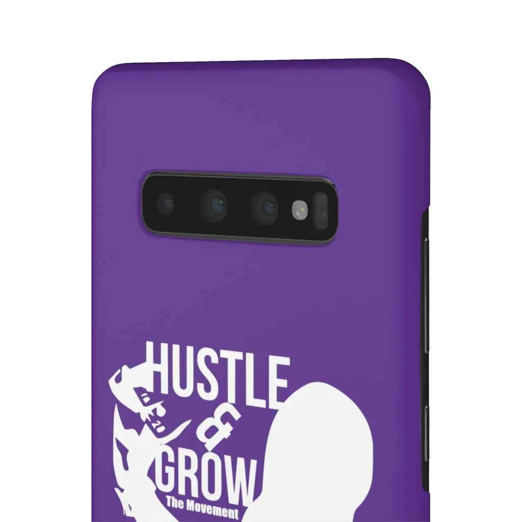 Hustle & Grow Snap Case (IPhone/Samsung Galaxy) (Purple)
