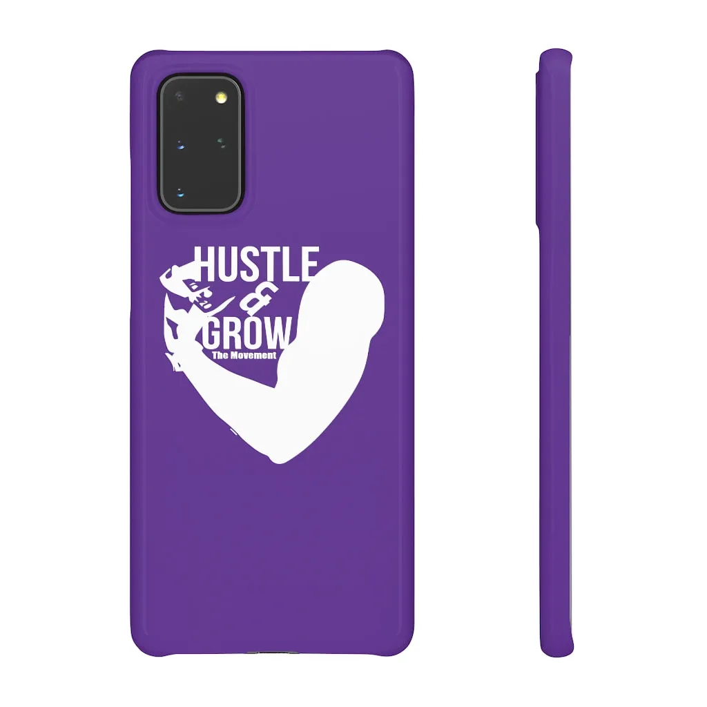 Hustle & Grow Snap Case (IPhone/Samsung Galaxy) (Purple)