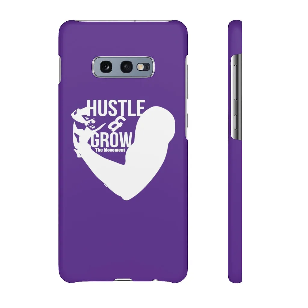 Hustle & Grow Snap Case (IPhone/Samsung Galaxy) (Purple)