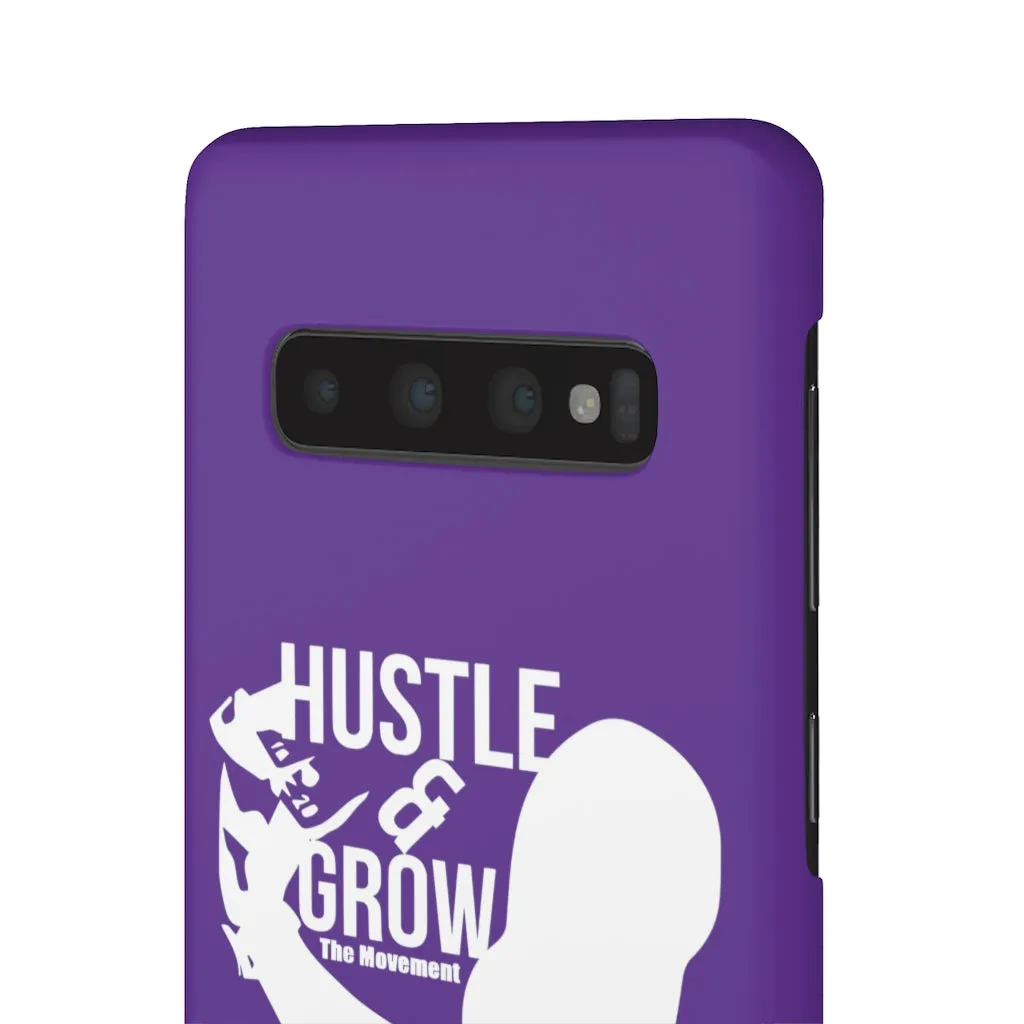 Hustle & Grow Snap Case (IPhone/Samsung Galaxy) (Purple)