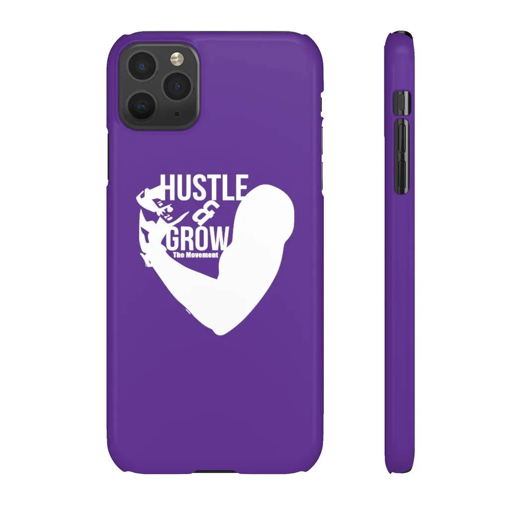 Hustle & Grow Snap Case (IPhone/Samsung Galaxy) (Purple)