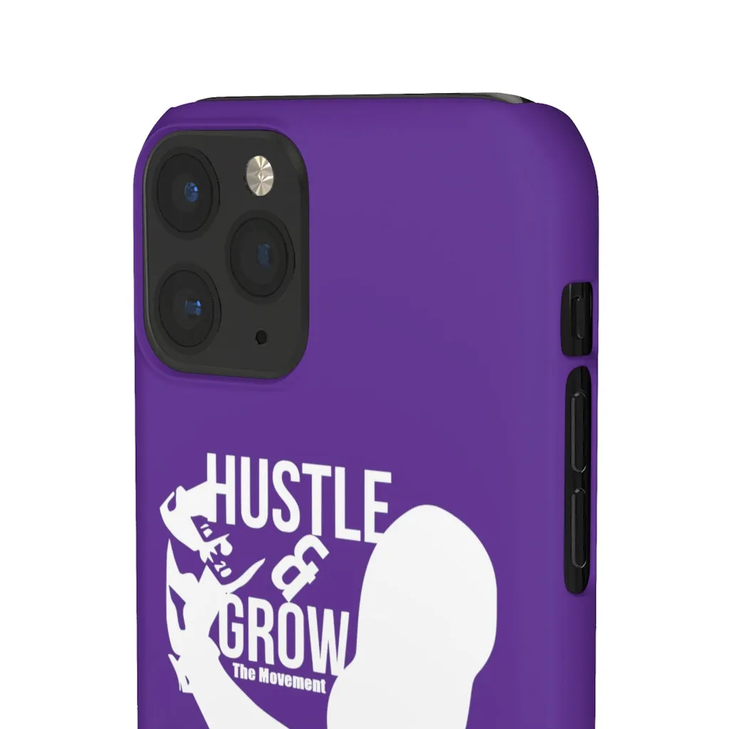 Hustle & Grow Snap Case (IPhone/Samsung Galaxy) (Purple)