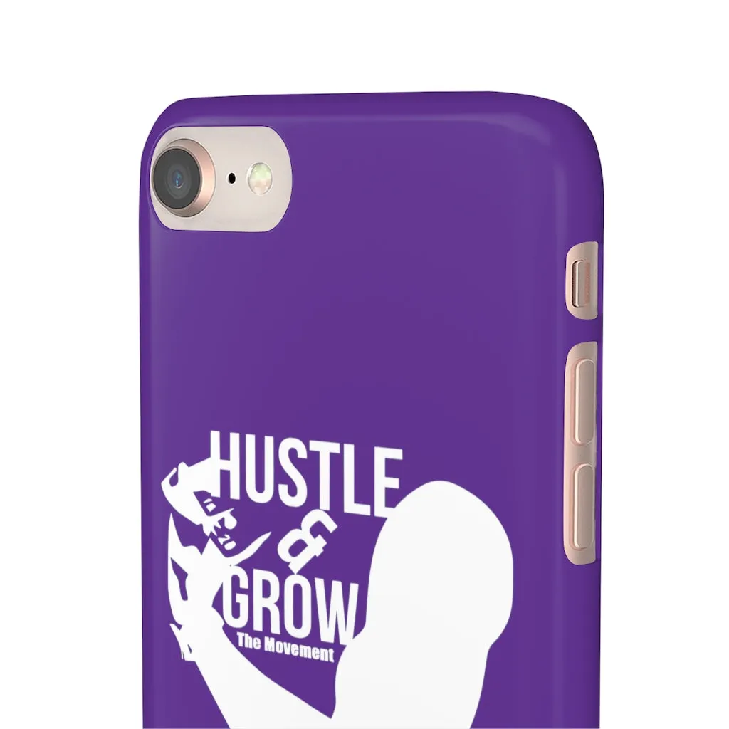 Hustle & Grow Snap Case (IPhone/Samsung Galaxy) (Purple)