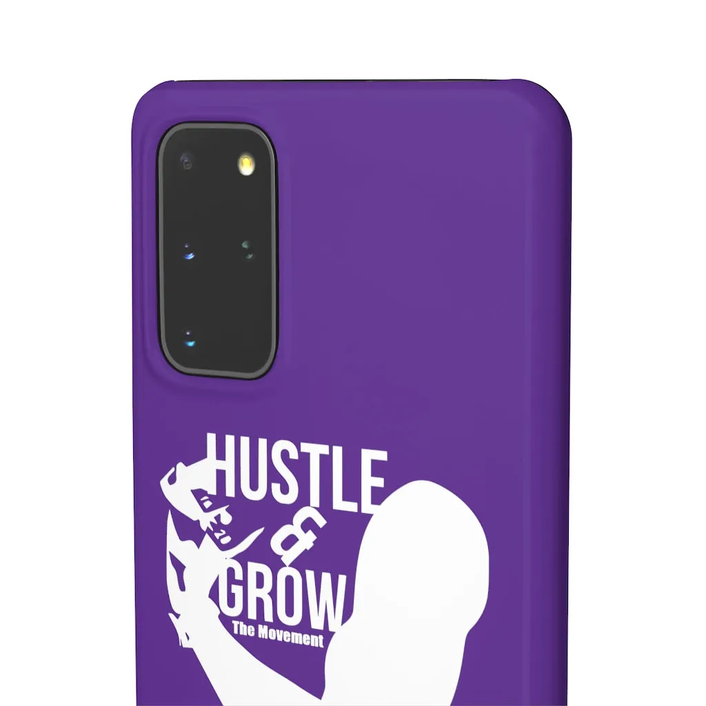 Hustle & Grow Snap Case (IPhone/Samsung Galaxy) (Purple)