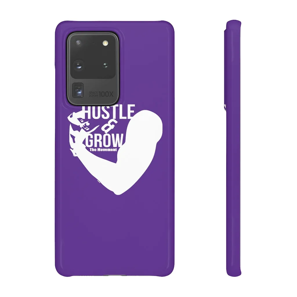 Hustle & Grow Snap Case (IPhone/Samsung Galaxy) (Purple)