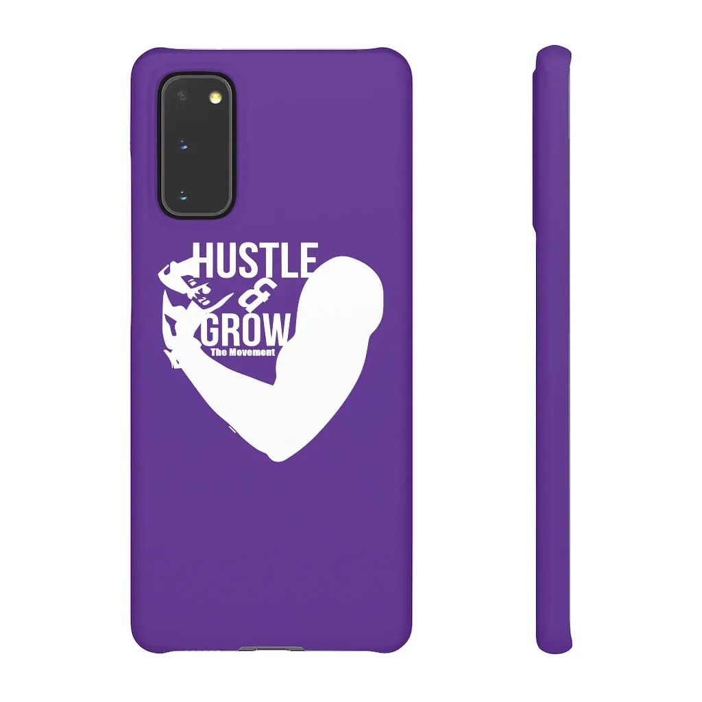 Hustle & Grow Snap Case (IPhone/Samsung Galaxy) (Purple)