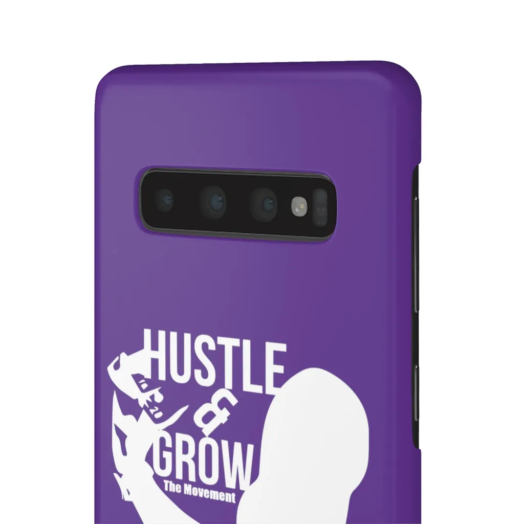 Hustle & Grow Snap Case (IPhone/Samsung Galaxy) (Purple)