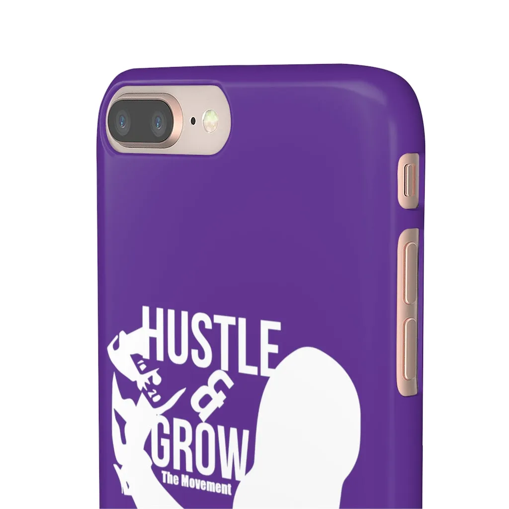 Hustle & Grow Snap Case (IPhone/Samsung Galaxy) (Purple)