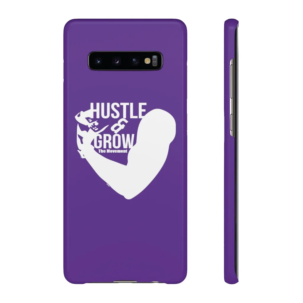 Hustle & Grow Snap Case (IPhone/Samsung Galaxy) (Purple)