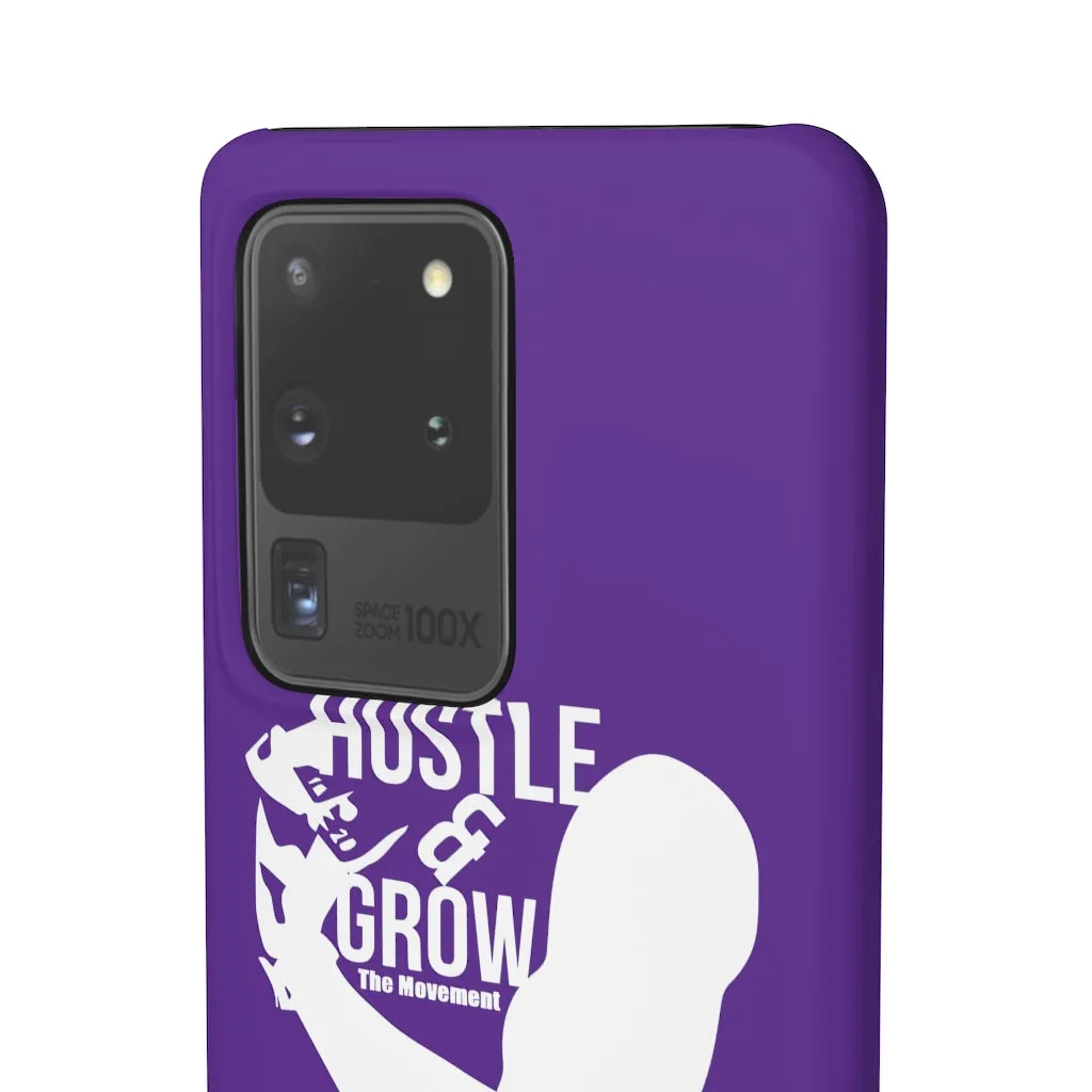 Hustle & Grow Snap Case (IPhone/Samsung Galaxy) (Purple)