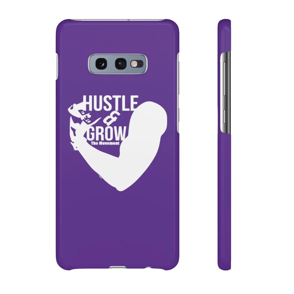Hustle & Grow Snap Case (IPhone/Samsung Galaxy) (Purple)
