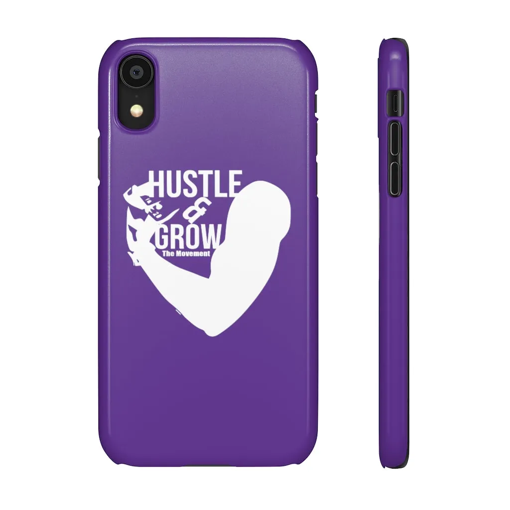 Hustle & Grow Snap Case (IPhone/Samsung Galaxy) (Purple)