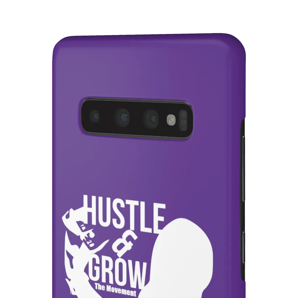 Hustle & Grow Snap Case (IPhone/Samsung Galaxy) (Purple)