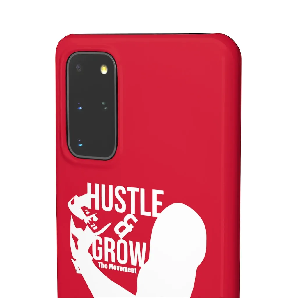 Hustle & Grow Snap Case (IPhone/Samsung Galaxy) (Red)