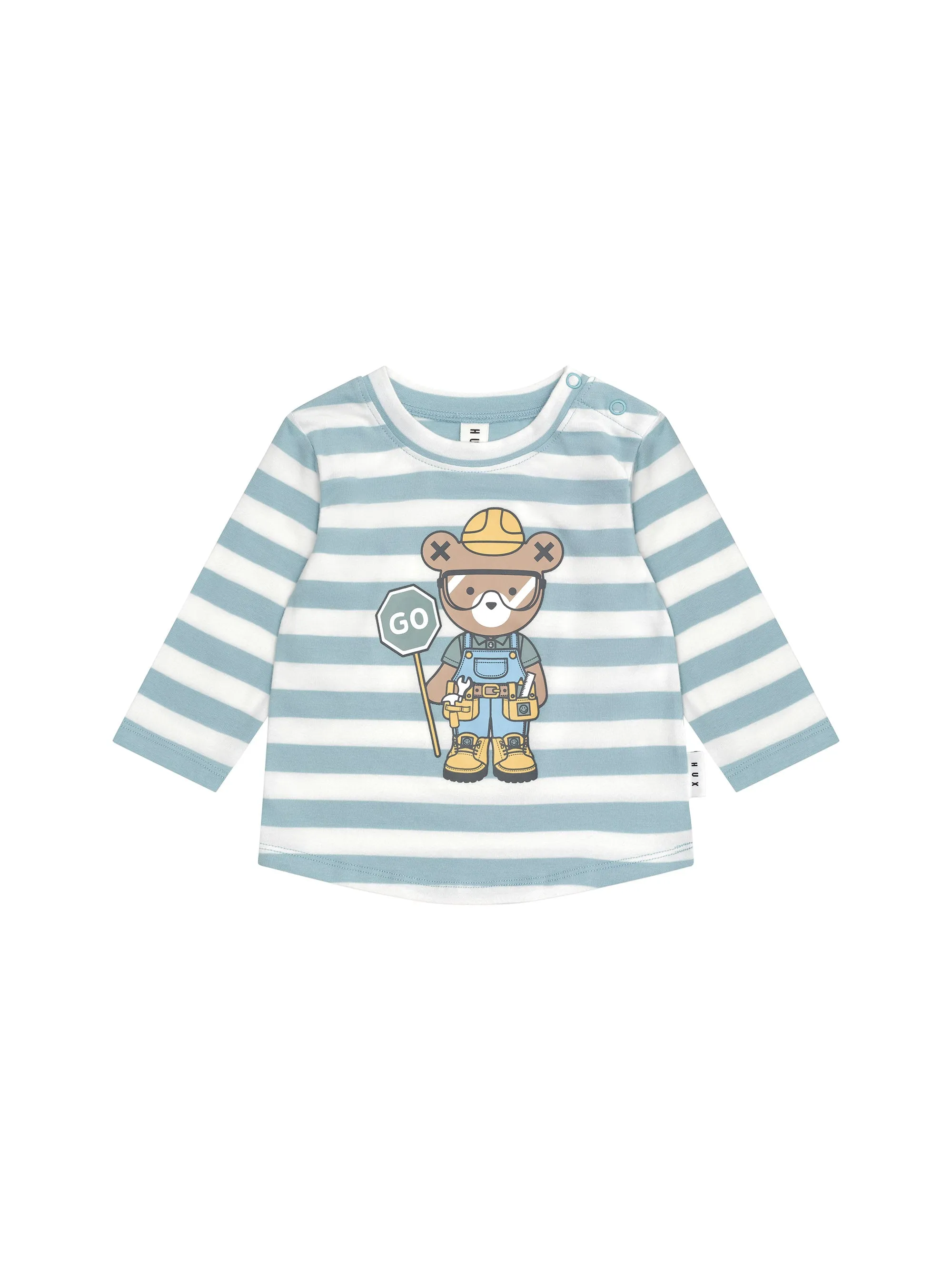 Huxbaby Roadworks Hux Stripe Top