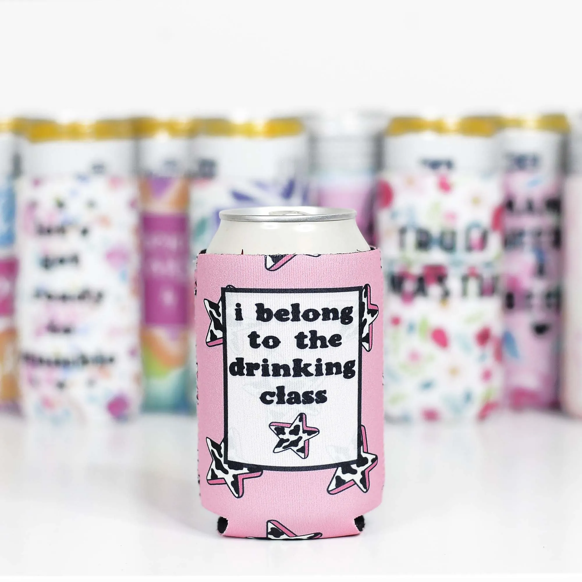 I Belong To The Drinking Class Can Cooler