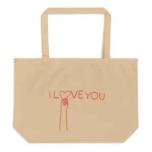 I Love You Large Tote