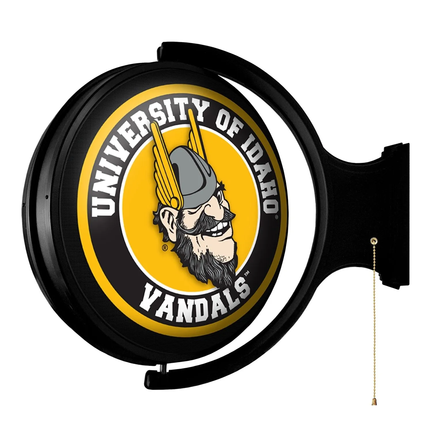 Idaho Vandals: Joe Vandal - Original Round Rotating Lighted Wall Sign