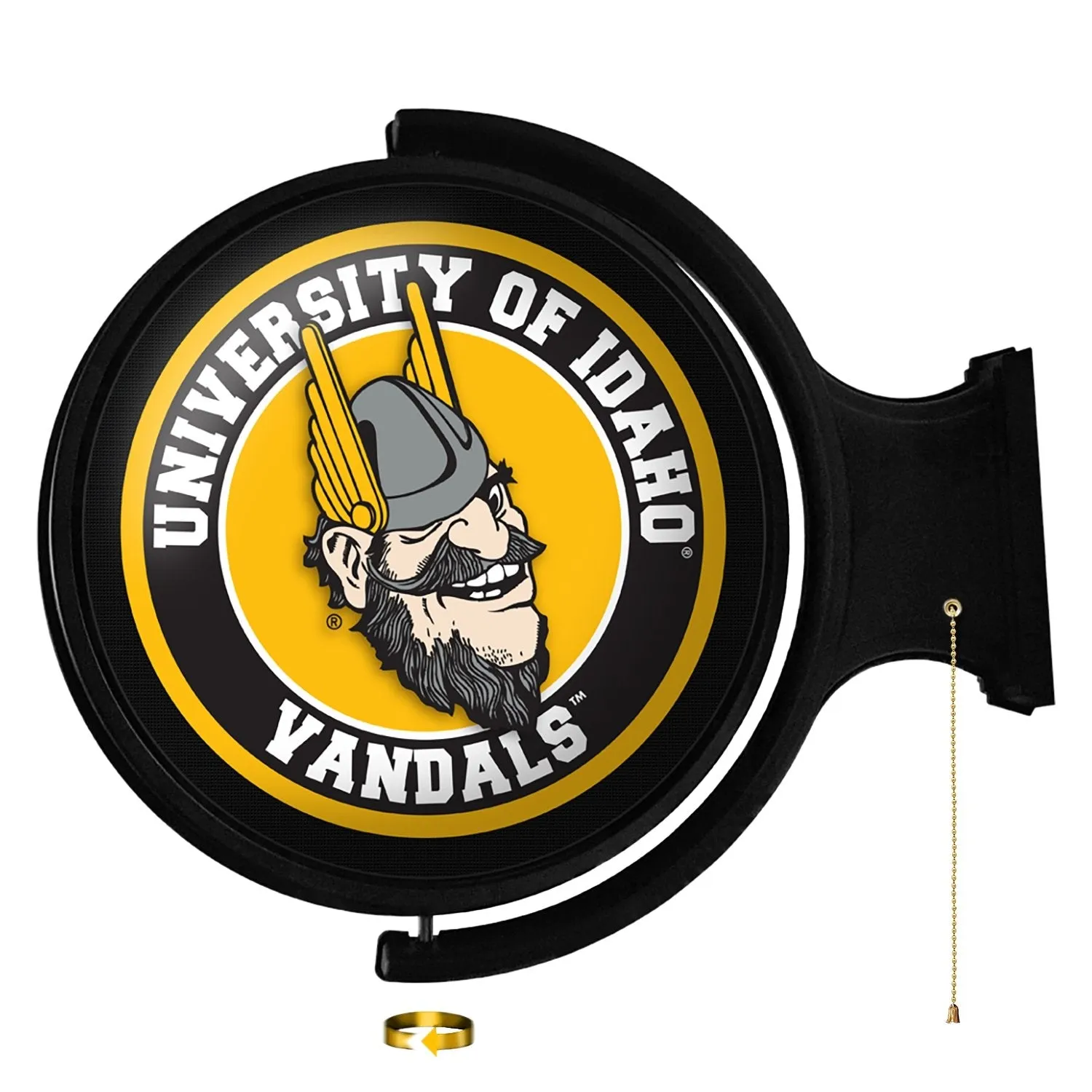 Idaho Vandals: Joe Vandal - Original Round Rotating Lighted Wall Sign