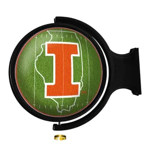 Illinois Fighting Illini: On the 50 - Rotating Lighted Wall Sign