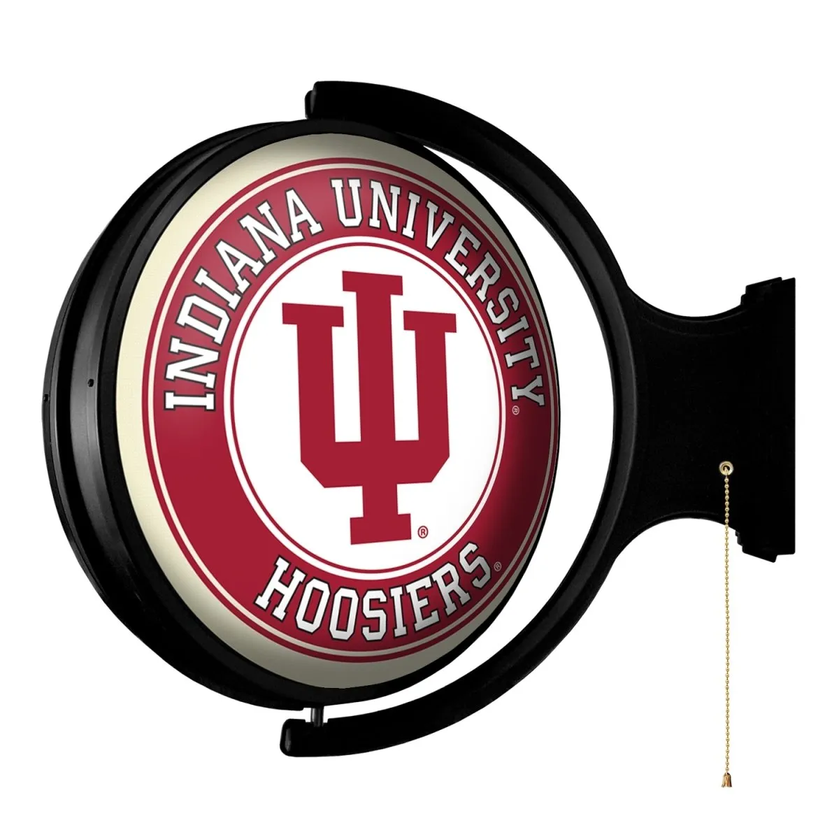 Indiana Hoosiers: Original Round Rotating Lighted Wall Sign