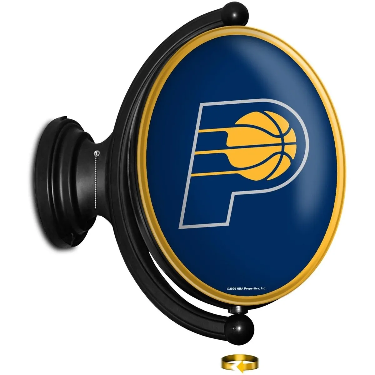 Indiana Pacers: Original Oval Rotating Lighted Wall Sign
