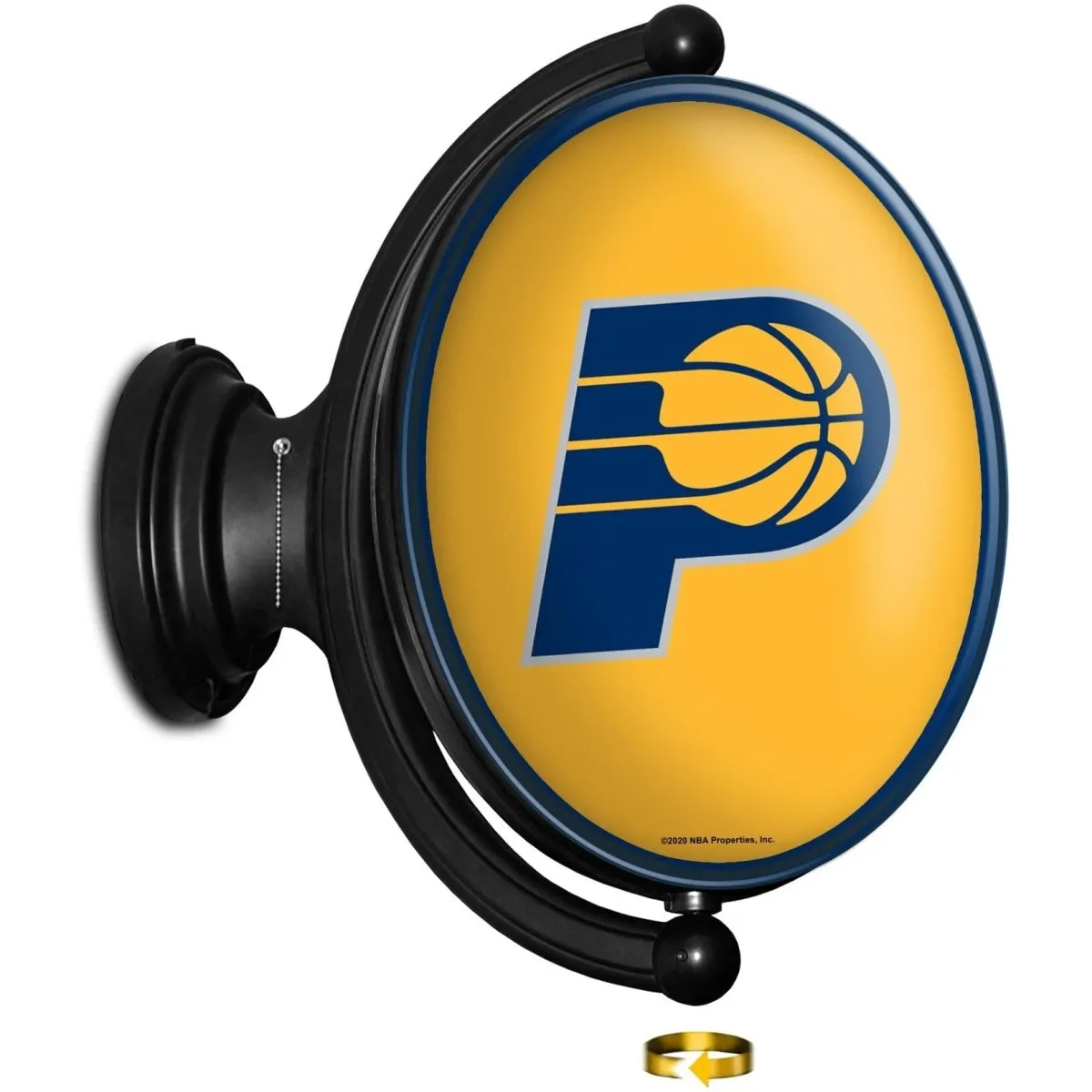Indiana Pacers: Original Oval Rotating Lighted Wall Sign