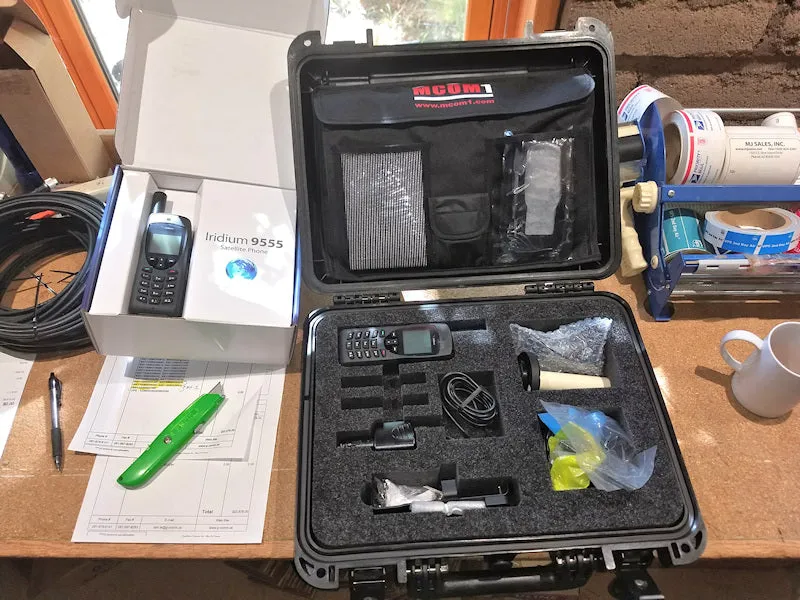 Iridium Hard case for 9555 & 9575 MCOM1 Made in the USA