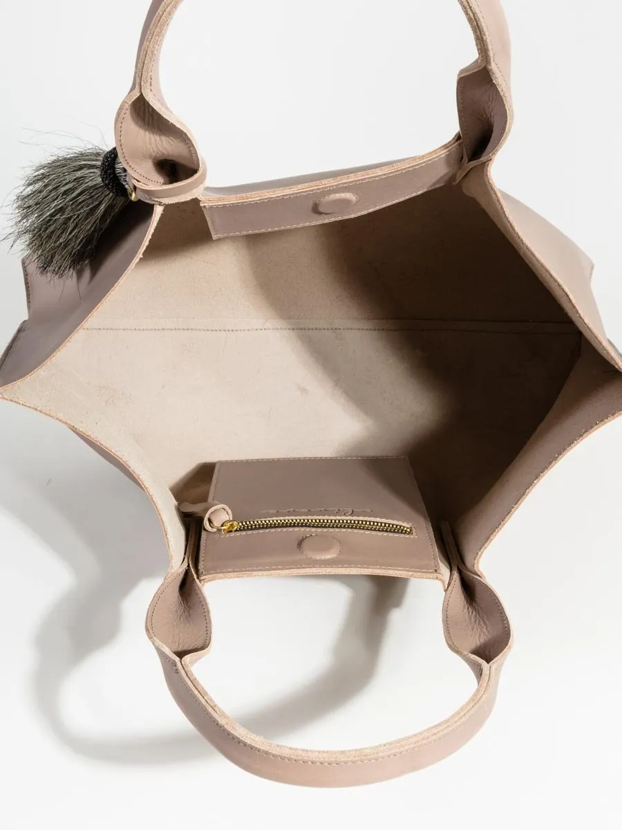 isabel tote - mink